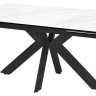 Стол BELLUNO 160 MARBLES KL-99 Белый мрамор матовый, итальянская керамика/ черный каркас} заказать в Санкт Петербурге по цене 124 150 руб. с доставкой в Санкт Петербург