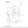 Стул кухонный Signal Crown Velvet Bluvel 22 (светло-бежевый/золотой)} заказать в Санкт Петербурге по цене 30 928 руб. с доставкой в Санкт Петербург