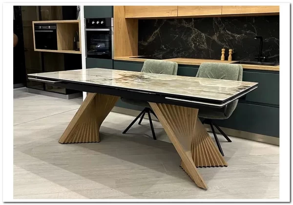 Стол МАНХЭТТЕН 200 PANDORA, керамика / Дуб Галифакс} заказать в Санкт Петербурге по цене 101 100 руб. с доставкой в Санкт Петербург