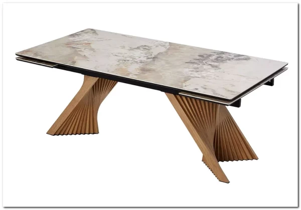 Стол МАНХЭТТЕН 200 PANDORA, керамика / Дуб Галифакс} заказать в Санкт Петербурге по цене 101 100 руб. с доставкой в Санкт Петербург