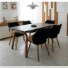 Стол обеденный Halmar LOZANO (черный мрамор/ореховый)} заказать в Санкт Петербурге по цене 68 406 руб. с доставкой в Санкт Петербург