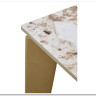 Стол CORNER 120 GLOSS LUXURY PANDORA SOLID CERAMIC / шампань, ®DISAUR} заказать в Санкт Петербурге по цене 71 450 руб. с доставкой в Санкт Петербург
