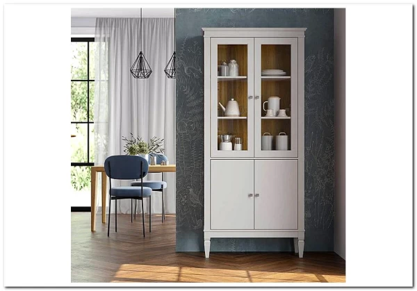 Шкаф для посуды Ольса-С 220 из массива сосны} заказать в Санкт Петербурге по цене 46 397 руб. с доставкой в Санкт Петербург