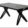 Стол PALERMO 180 TL-128 Испанская керамика черный контрастный мрамор / черный каркас, DISAUR} заказать в Санкт Петербурге по цене 63 750 руб. с доставкой в Санкт Петербург