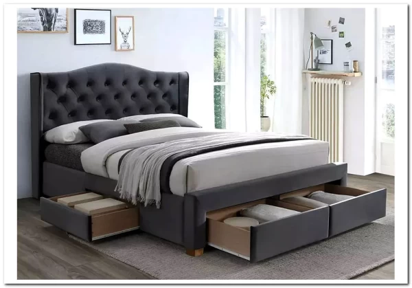 Кровать ASPEN II VELVET BLUVEL 14 160/200 Signal} заказать в Санкт Петербурге по цене 82 622 руб. с доставкой в Санкт Петербург