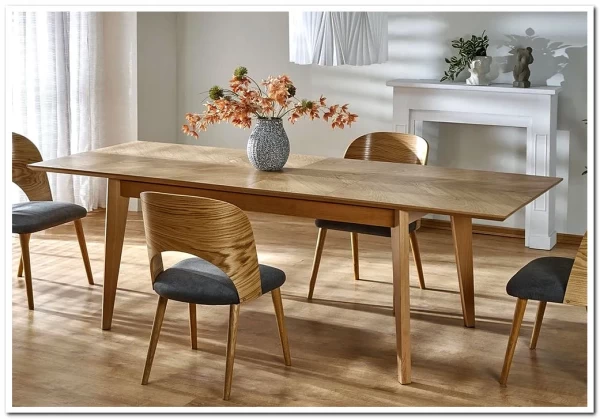 Стол обеденный Halmar EDMONDO 160 раскладной (дуб)} заказать в Санкт Петербурге по цене 104 586 руб. с доставкой в Санкт Петербург