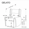 Кресло Halmar GELATO (бежевый)} заказать в Санкт Петербурге по цене 55 053 руб. с доставкой в Санкт Петербург