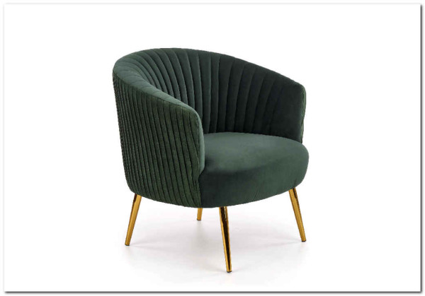 Кресло CROWN  Halmar (темно-зеленый/золотой)} заказать в Санкт Петербурге по цене 30 381 руб. с доставкой в Санкт Петербург