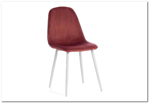 Стул BREEZE (mod. 4724) Coral (коралловый) HLR44 / белый} заказать в Санкт Петербурге по цене 4 500 руб. с доставкой в Санкт Петербург