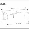 Стол обеденный Halmar EDMONDO 160 раскладной (дуб/черный)} заказать в Санкт Петербурге по цене 108 460 руб. с доставкой в Санкт Петербург
