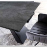 Стол обеденный Signal SALVADORE Ceramic 180 раскладной (серый мрамор/черный мат)} заказать в Санкт Петербурге по цене 143 312 руб. с доставкой в Санкт Петербург