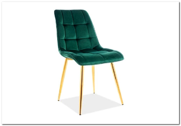 Стул кухонный Signal CHIC Velvet Bluvel 78 (зеленый/золотой)} заказать в Санкт Петербурге по цене 10 726 руб. с доставкой в Санкт Петербург