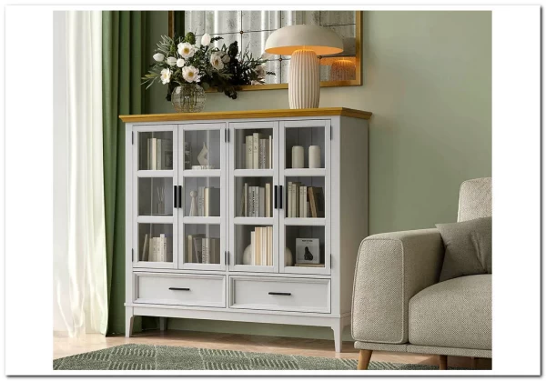 Шкаф для посуды Квадро-С 42 из массива сосны} заказать в Санкт Петербурге по цене 75 840 руб. с доставкой в Санкт Петербург