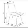 Стул кухонный Halmar K460 (серый/золотой)} заказать в Санкт Петербурге по цене 12 087 руб. с доставкой в Санкт Петербург