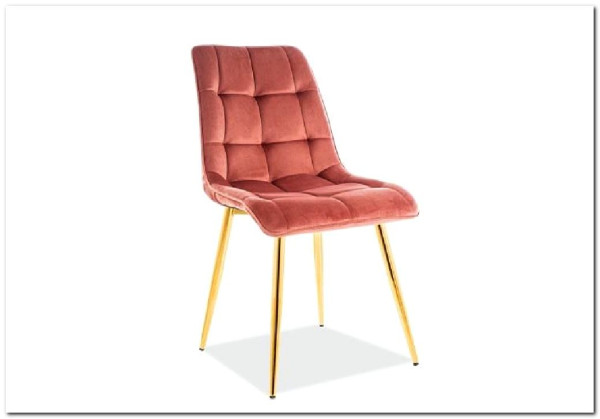 Стул кухонный Signal CHIC Velvet Bluvel 52 (античный розовый/золотой)} заказать в Санкт Петербурге по цене 10 726 руб. с доставкой в Санкт Петербург