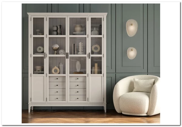 Шкаф для книг Квадро-С 422С/04 из массива сосны} заказать в Санкт Петербурге по цене 129 540 руб. с доставкой в Санкт Петербург