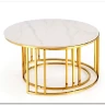 Комплект Halmar MERCURY 3, 2 стола журнальных (белый мрамор/золотой)} заказать в Санкт Петербурге по цене 57 327 руб. с доставкой в Санкт Петербург