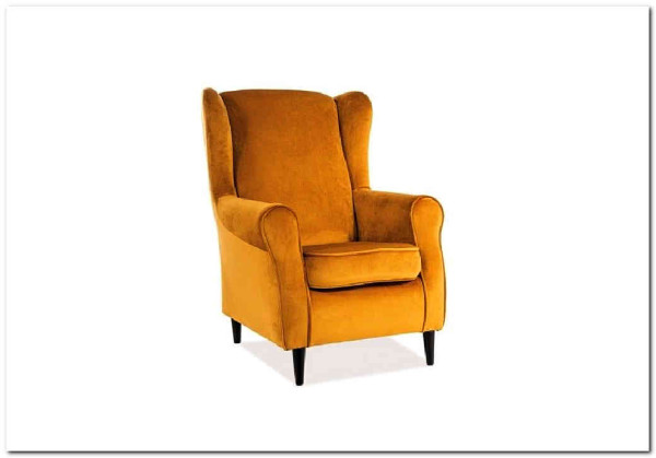 Кресло BARON Velvet Bluvel 68  Signal (карри)} заказать в Санкт Петербурге по цене 47 283 руб. с доставкой в Санкт Петербург