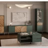 Витрина Siena REG1W1D/140 дымчатый зеленый/дуб вотан BRW} заказать в Санкт Петербурге по цене 33 980 руб. с доставкой в Санкт Петербург