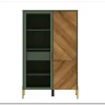 Витрина Siena REG1W1D/140 дымчатый зеленый/дуб вотан BRW} заказать в Санкт Петербурге по цене 33 980 руб. с доставкой в Санкт Петербург