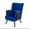 Кресло Halmar PAGONI (темно-синий/черный)} заказать в Санкт Петербурге по цене 43 019 руб. с доставкой в Санкт Петербург