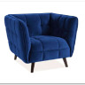 Кресло CASTELLO 1 Velvet Bluvel 86  Signal (темно-синий)} заказать в Санкт Петербурге по цене 64 889 руб. с доставкой в Санкт Петербург