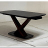 Стол BLANCO 160 MATT BLACK MARBLE SOLID CERAMIC / Орех, DISAUR} заказать в Санкт Петербурге по цене 102 000 руб. с доставкой в Санкт Петербург