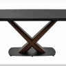 Стол BLANCO 160 MATT BLACK MARBLE SOLID CERAMIC / Орех, DISAUR} заказать в Санкт Петербурге по цене 102 000 руб. с доставкой в Санкт Петербург