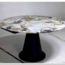 Стол TERAMO 135 GLOSS GRAND JADE SOLID CERAMIC, керамика, поворотн.механизм / Черный каркас, DISAUR} заказать в Санкт Петербурге по цене 56 970 руб. с доставкой в Санкт Петербург