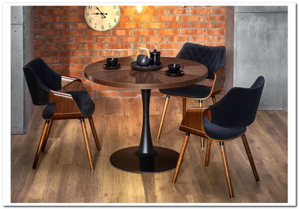 Стол обеденный Halmar CARMELO (орех/черный)} заказать в Санкт Петербурге по цене 29 439 руб. с доставкой в Санкт Петербург