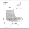 Кресло SIGNAL FELICIA Raven 18 (темно-серый/серый/черный мат)} заказать в Санкт Петербурге по цене 39 807 руб. с доставкой в Санкт Петербург