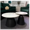 Комплект Halmar MAGNETA, 2 стола журнальных (белый мрамор/черный)} заказать в Санкт Петербурге по цене 20 425 руб. с доставкой в Санкт Петербург