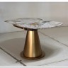 Стол TERAMO 135 GLOSS GRAND JADE SOLID CERAMIC, керамика, поворотн.механизм / Бронзовый, DISAUR} заказать в Санкт Петербурге по цене 63 810 руб. с доставкой в Санкт Петербург