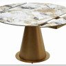 Стол TERAMO 135 GLOSS GRAND JADE SOLID CERAMIC, керамика, поворотн.механизм / Бронзовый, DISAUR} заказать в Санкт Петербурге по цене 63 810 руб. с доставкой в Санкт Петербург