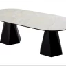 Стол ОРФЕЙ 240 нераскладной цвет ОНИКС (ONYX SABLE PULIDO), керамика / Черный каркас} заказать в Санкт Петербурге по цене 101 050 руб. с доставкой в Санкт Петербург