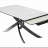 Стол ESTEBIO 160 KL-99 Белый мрамор матовый, итальянская керамика/ Серый металлик, DISAUR} заказать в Санкт Петербурге по цене 100 240 руб. с доставкой в Санкт Петербург