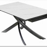 Стол ESTEBIO 160 KL-99 Белый мрамор матовый, итальянская керамика/ Серый металлик, DISAUR} заказать в Санкт Петербурге по цене 100 240 руб. с доставкой в Санкт Петербург