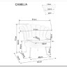 Кресло SIGNAL CAMELLIA Velvet Bluvel 14 (серый/золотой)} заказать в Санкт Петербурге по цене 27 417 руб. с доставкой в Санкт Петербург