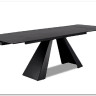 Стол обеденный Signal SALVADORE Ceramic 160 раскладной (Pietra Di Savoia серый/черный мат)} заказать в Санкт Петербурге по цене 136 474 руб. с доставкой в Санкт Петербург