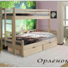 Двухъярусная кровать Орлёнок c нижним спальным местом 120/140 из сосны по цене 49 130 руб. в магазине Другая Мебель в Санкт Петербурге