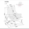 Кресло Signal VIVIEN Velvet (карри/черный)} заказать в Санкт Петербурге по цене 52 138 руб. с доставкой в Санкт Петербург