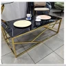 Стол журнальный Signal ESCADA A II (эффект черного мрамора/золотой)} заказать в Санкт Петербурге по цене 41 751 руб. с доставкой в Санкт Петербург