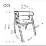 Стул кухонный Halmar K562 (бежевый/орех)} заказать в Санкт Петербурге по цене 14 405 руб. с доставкой в Санкт Петербург