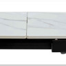 Стол CORNER 120 MATT WHITE MARBLE SOLID CERAMIC / BLACK} заказать в Санкт Петербурге по цене 53 750 руб. с доставкой в Санкт Петербург