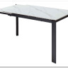 Стол CORNER 120 MATT WHITE MARBLE SOLID CERAMIC / BLACK} заказать в Санкт Петербурге по цене 53 750 руб. с доставкой в Санкт Петербург