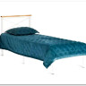 Купить Кровать Iris (mod.9311) дерево гевея/металл, 90*200 см (Single bed), Белый (White) с доставкой по России по цене производителя можно в магазине Другая Мебель в Санкт Петербурге