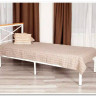 Купить Кровать Iris (mod.9311) дерево гевея/металл, 90*200 см (Single bed), Белый (White) с доставкой по России по цене производителя можно в магазине Другая Мебель в Санкт Петербурге
