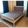 Купить Кровать двуспальная Римини с мягким изголовьем с доставкой по России по цене производителя можно в магазине Другая Мебель в Санкт Петербурге