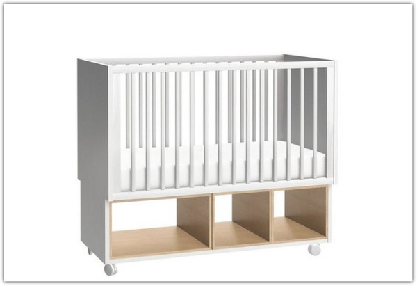 Купить Детская кроватка 60X120 4You by VOX BV белый/дуб с доставкой по России по цене производителя можно в магазине Другая Мебель в Санкт Петербурге