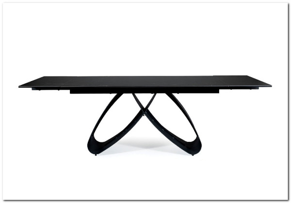Стол обеденный Signal SAMANTA Ceramic 160 раскладной (черный Sahara Noir/черный мат)} заказать в Санкт Петербурге по цене 165 714 руб. с доставкой в Санкт Петербург